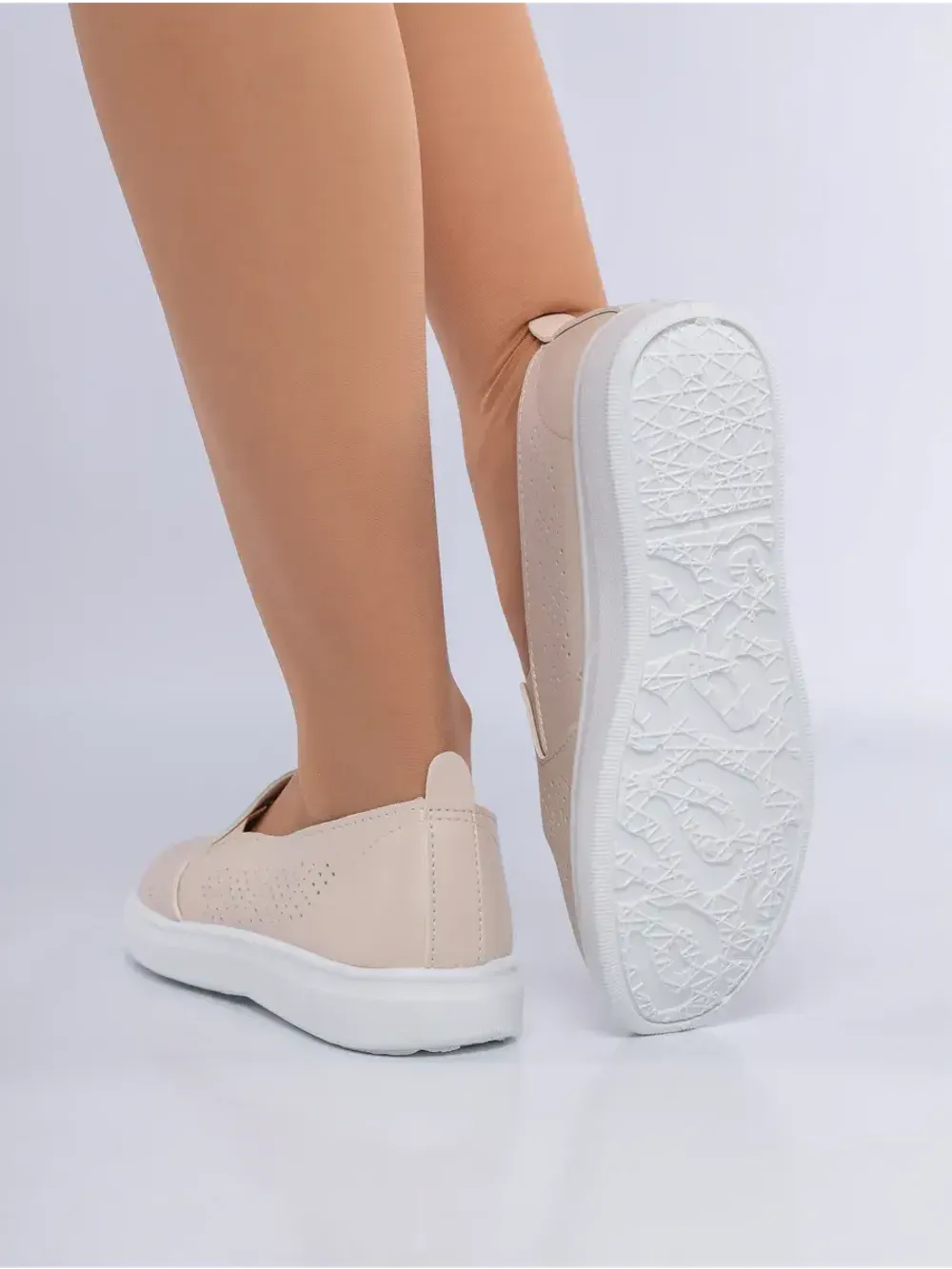 Мокасины летние с перфорацией