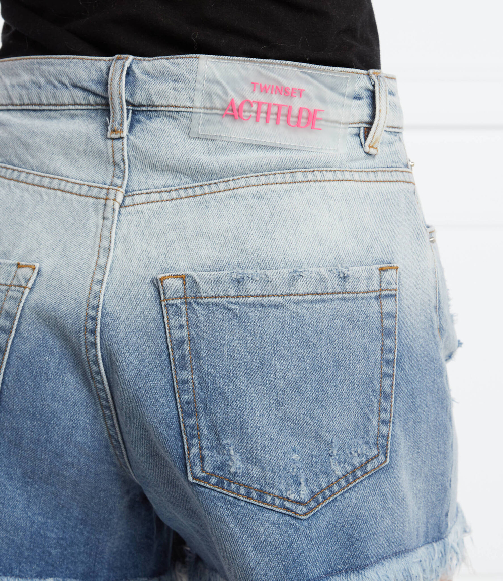 шорты Twinset Actitude - голубой(221AT238A)