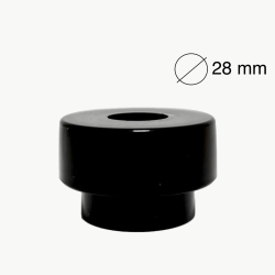Крышка для диффузора винтовая (28) черная Шляпа