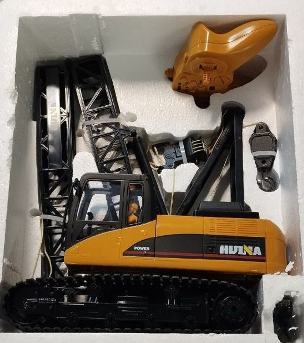 Радиоуправляемый кран масштаб 1:14 2.4G - HN1572 , обновленная модель с lion аккумулятором , новинка 2025г