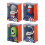 Ластик Qihao, фигурный, разборный, серия "Космос", в пластиковой упаковке, 10.3*7.2 см