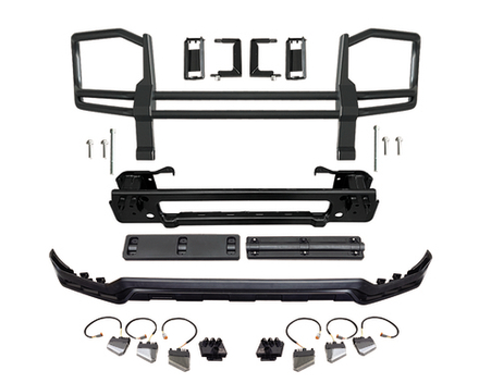 Защитная дуга с губой переднего бампера для Mercedes-Benz W465 G63 AMG 2024+ Гелик кенгурятник защита со светом