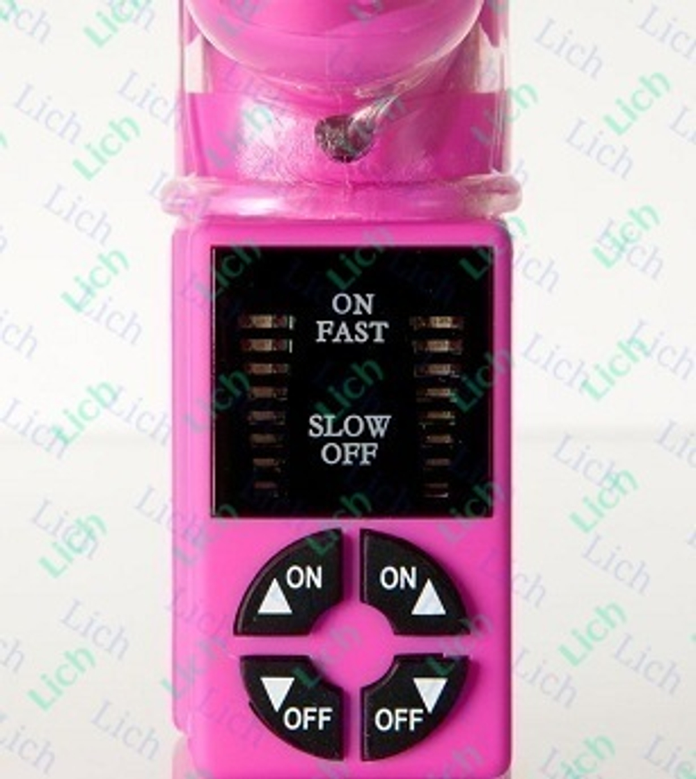 Розовый водонепроницаемый многофункциональный вибратор