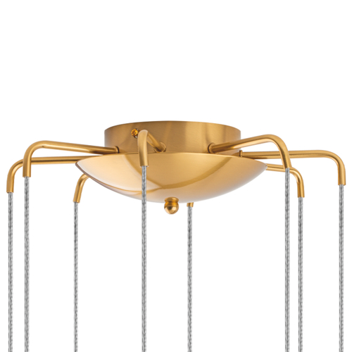 L8T747233 Люстра TUBO LED 40W 2400LM 25G ЗОЛОТО 3000K (574733+747233 (8шт)