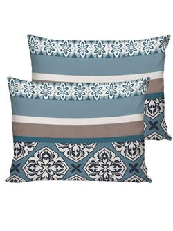 Постельное белье полисатин Simple House "Motivo" евро Наволочка 50х70 см 2 шт Простынь на резинке 180x200 см Пододеяльник 200x215 см