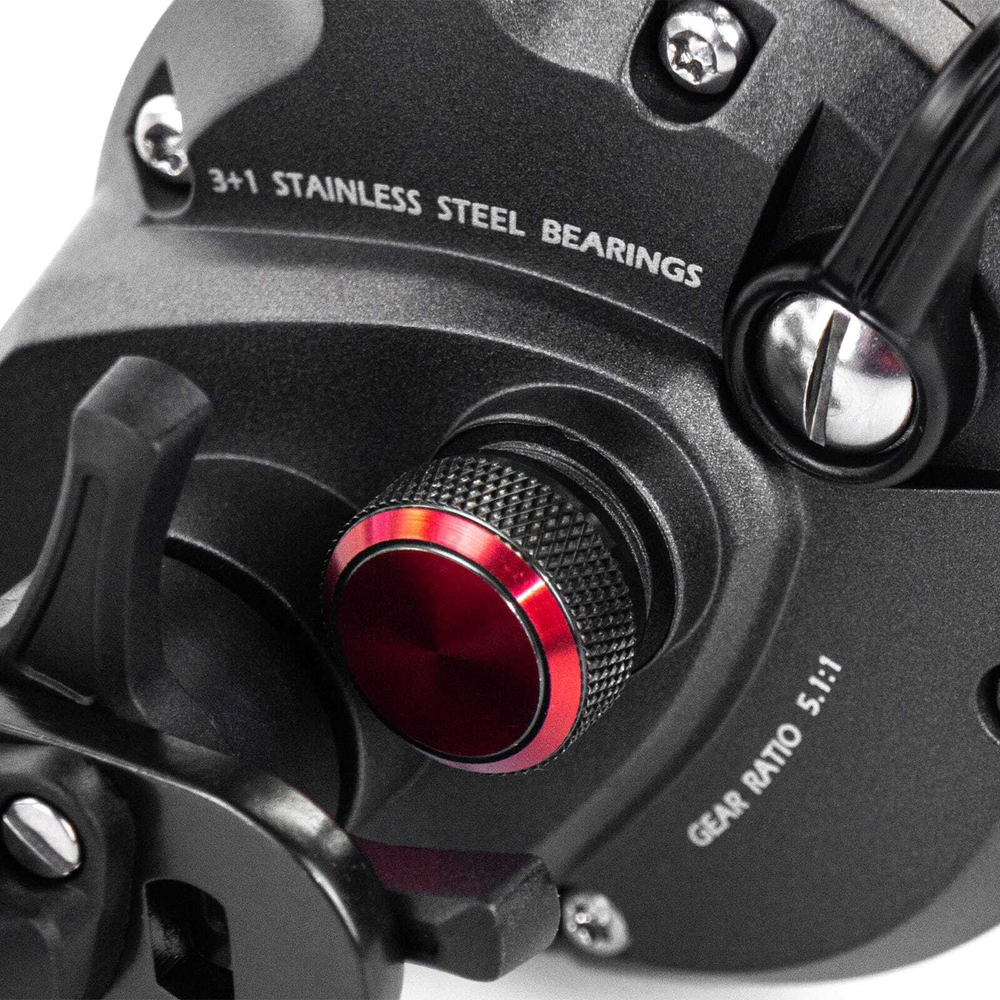 Катушка мультипликаторная Kaida Concorde CC100LC, под левую руку, со счетчиком (1000, 3+1BB)