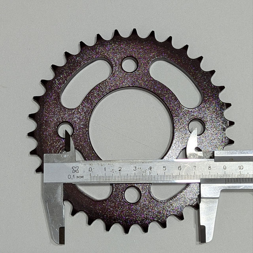 t + Венец, звезда ведомая (428-34) CG/CB 4х90х58 красная