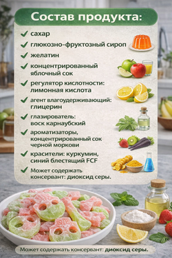 «KrutFrut», Череп и кости, мармелад жевательный