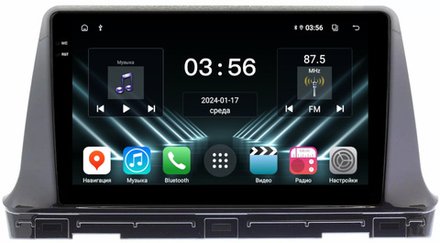 Магнитола для KIA Seltos 2020+ - FarCar DX1221M монитор 10.36" IPS на Android 13, 4+64Гб, CarPlay