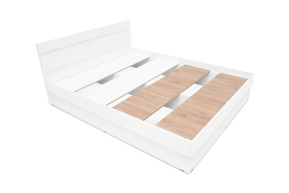 Кровать двуспальная Прима, спальное место 160х200, ЛДСП