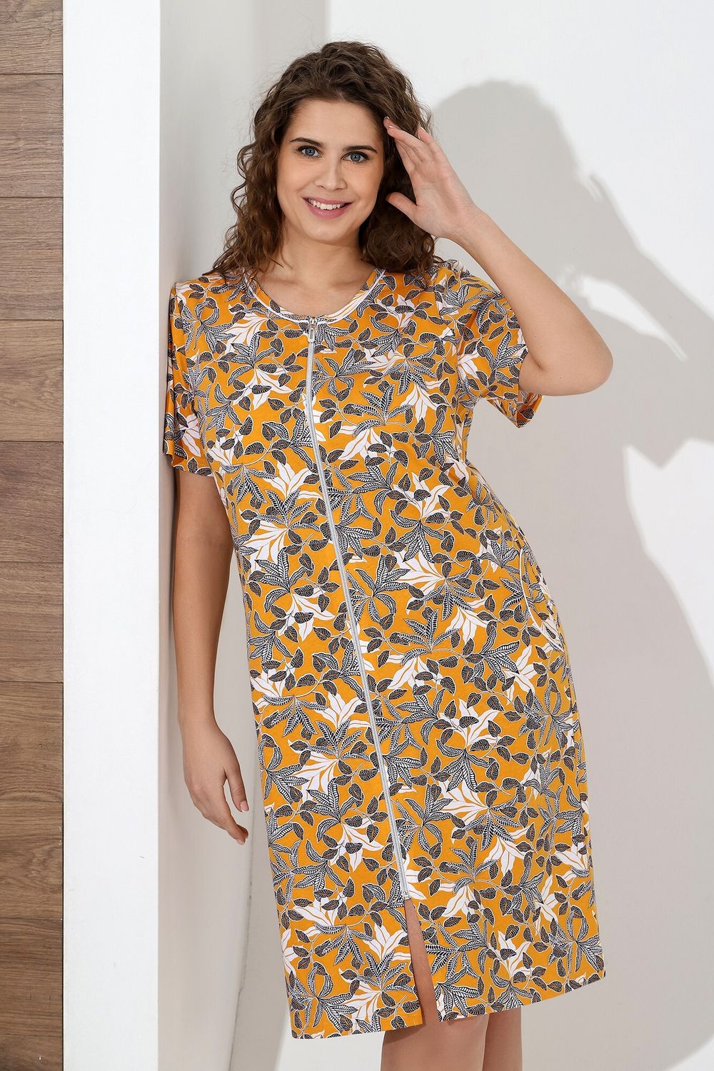 Халат Ирис-1 Виотекс ГОРЧИЧНЫЙ