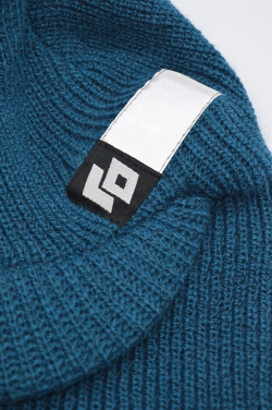 Шапка Fisherman Balaklava GO индиго меланж