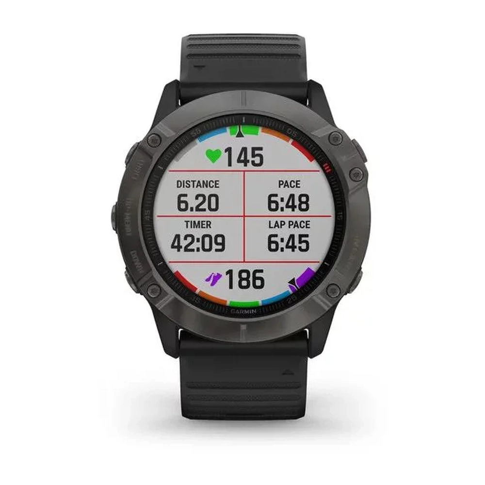 Смарт-часы Garmin Fenix 6X Sapphire, серый, 010-02157-11