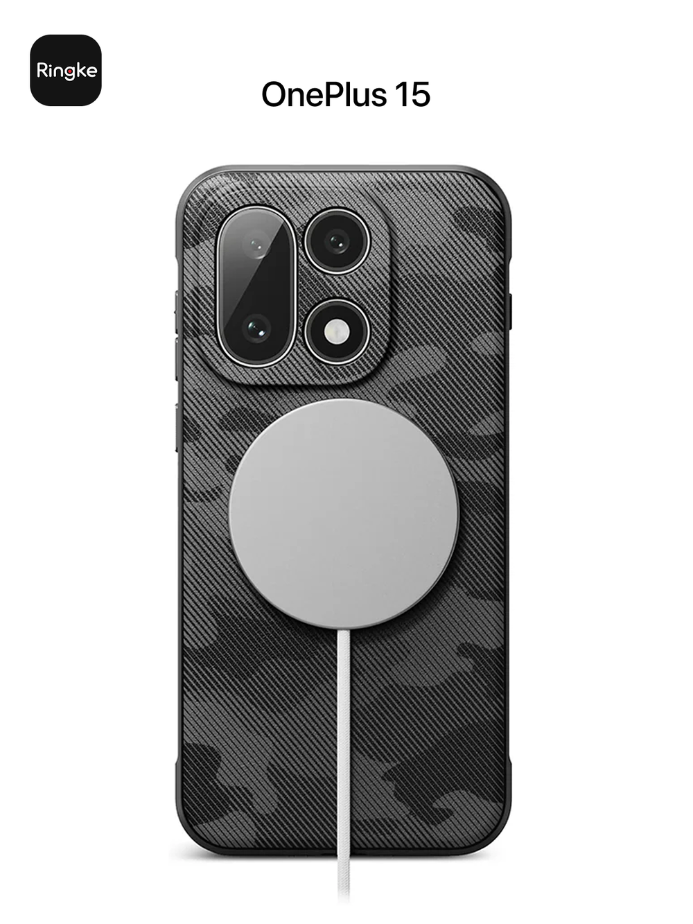 Чехол для OnePlus 15 противоударный с усиленными углами RINGKE, камуфляж