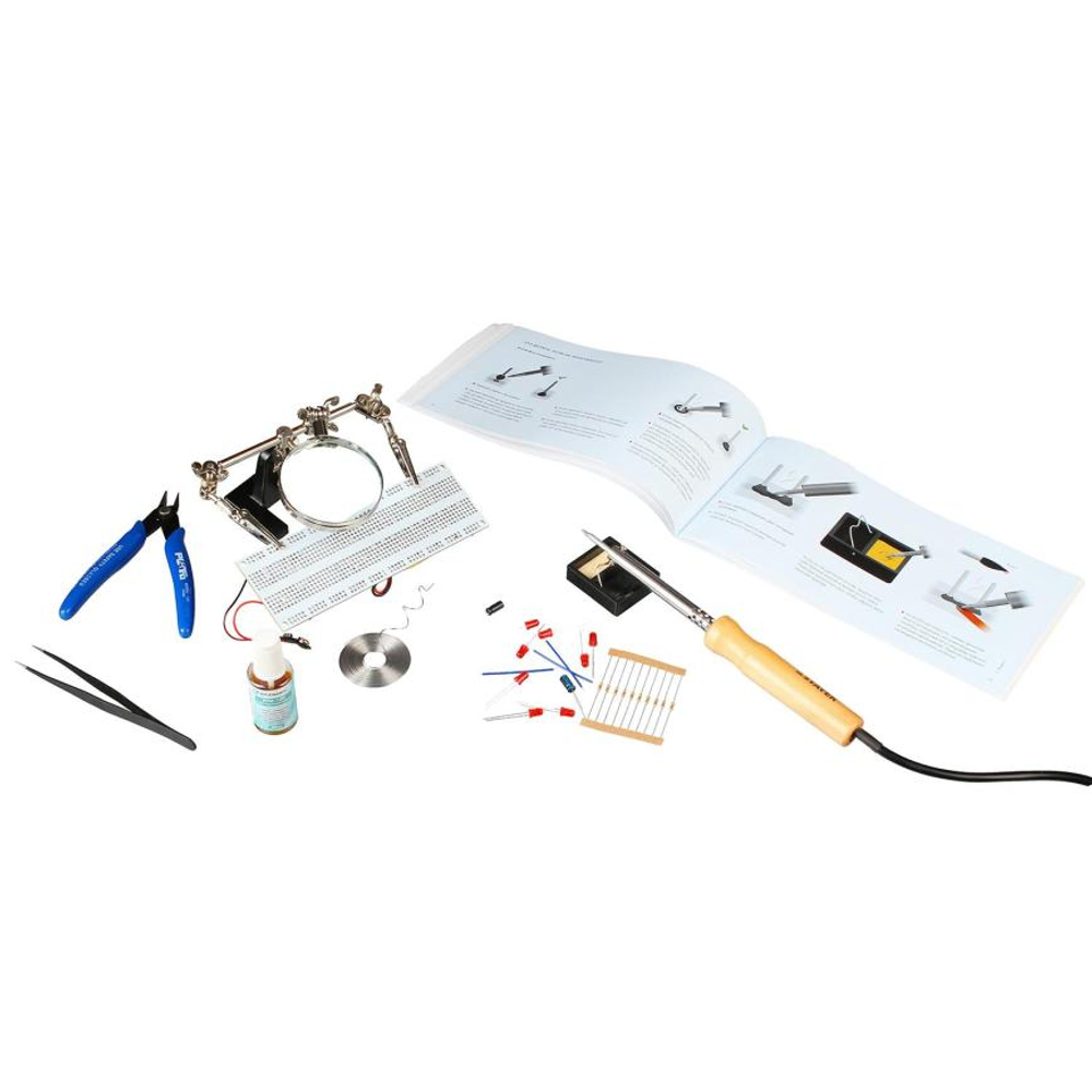 Набор для пайки Амперка «Паяльник в лапах: зверская пайка» Рекомендуемый возраст: 12+