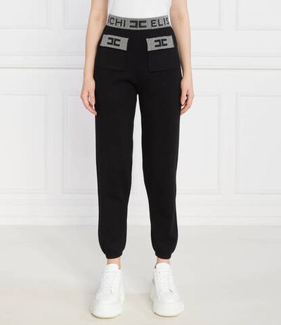 Трикотажные штаны Elisabetta Franchi - черный(KP43S36E2)