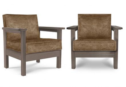 Кресло Victory ясень (Дуб натуральный(natur-wood),Винилискожа Rust,Винилискожа (Rust) цвет № 204)