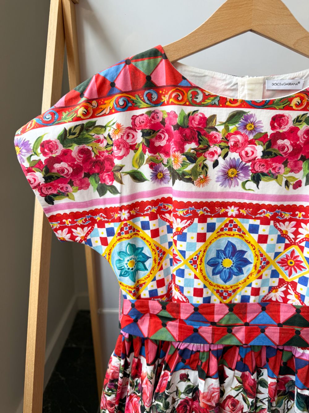 Хлопковое платье Dolce & Gabbana, 140