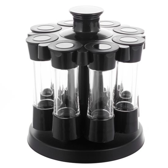 Набор ёмкостей для специй 8 шт. Kamille КМ-7051 на круглой подставке