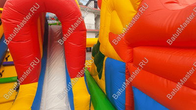 Надувной батут "Мульти-сафари-утка" 6*5*4 м