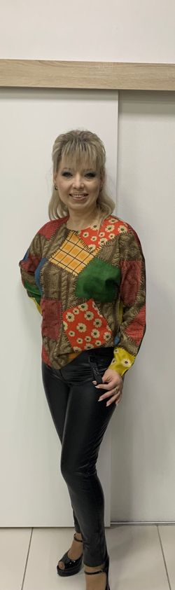 Цветной джемпер