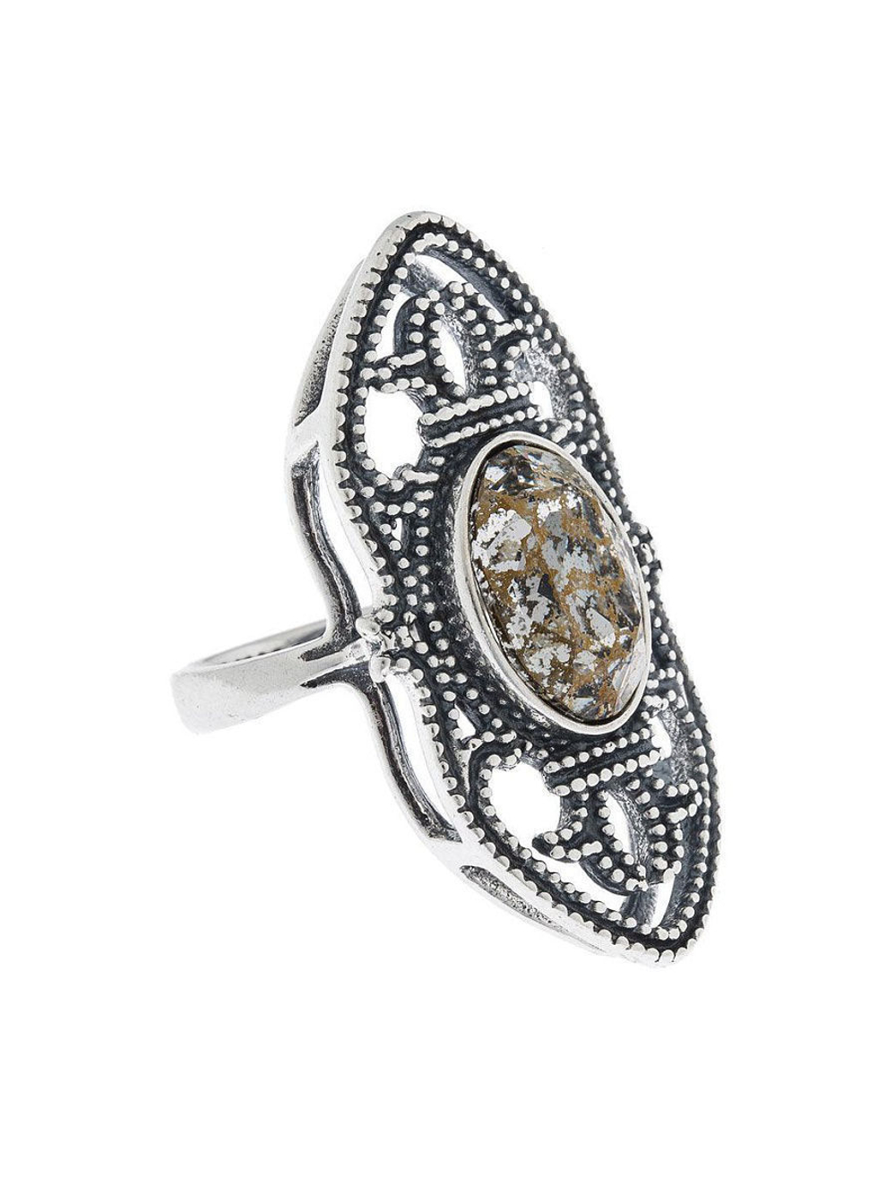 "Реланс" кольцо в серебряном покрытии из коллекции "Antique"  от Jenavi