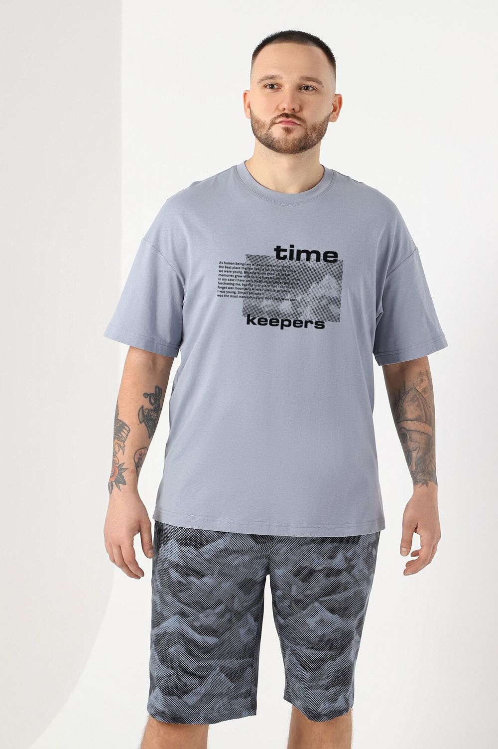 Костюм мужской Горец-4 Виотекс СЕРЫЙ (Акция)