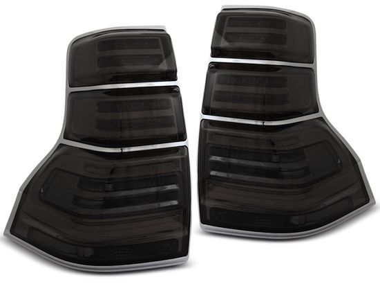 Задние фонари для Toyota Land Cruiser Prdo 150 (09-13) LED Smoke