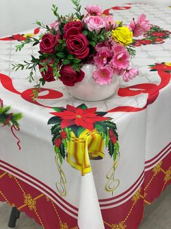Скатерть НОВЫЙ ГОД 150/220 ЛИКВИ!