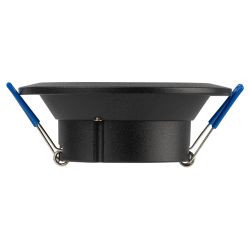 Встраиваемый светильник алюминиевый ЭРА KL100 BK MR16 GU5.3 черный | Алюминиевые встраиваемые светильники