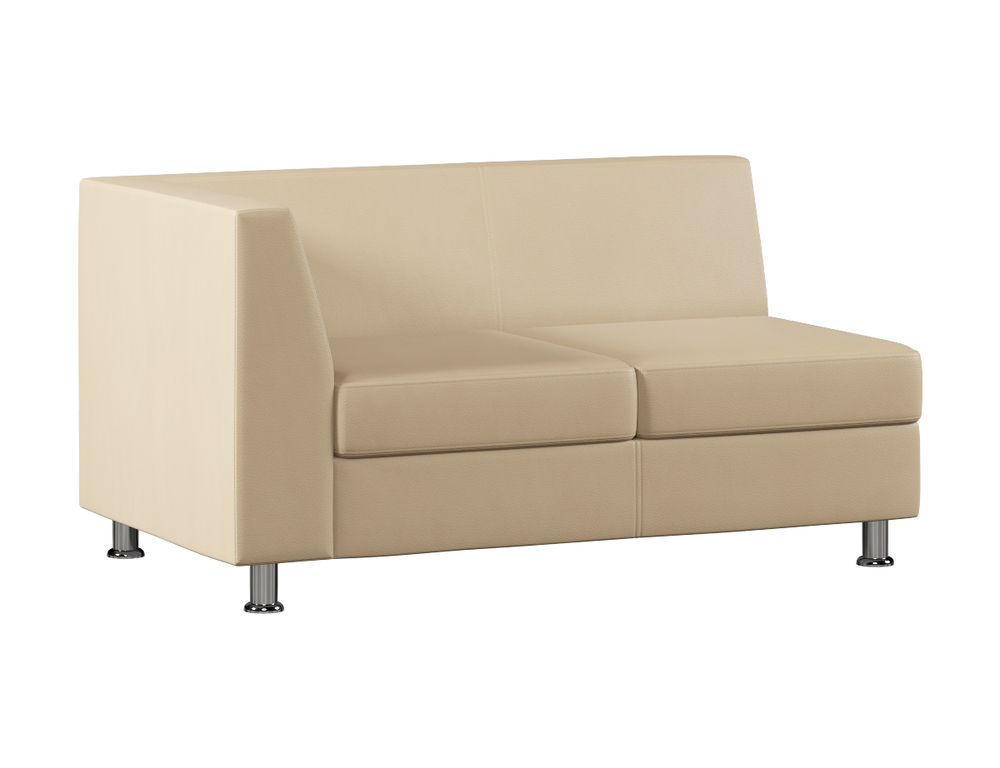 Секция с подлокотником двухместная правая МАРКУС