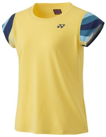 Женская футболка футболка Yonex AO Crew Neck T-Shirt - нежно-желтый