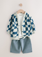 Комплект из трех предметов для мальчика Next E60-718, Серый, Синий