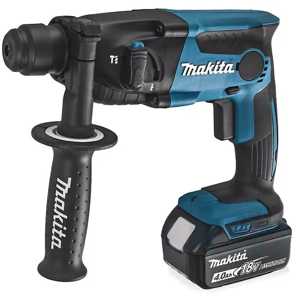 Makita DHR165RME аккумуляторный перфоратор (2 x 4 Ач, ЗУ)