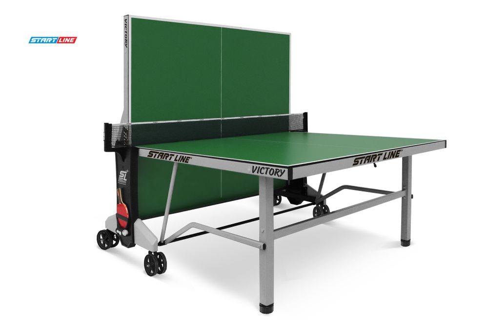 Стол теннисный VICTORY 6 Всепогодный Зелёный, синий.