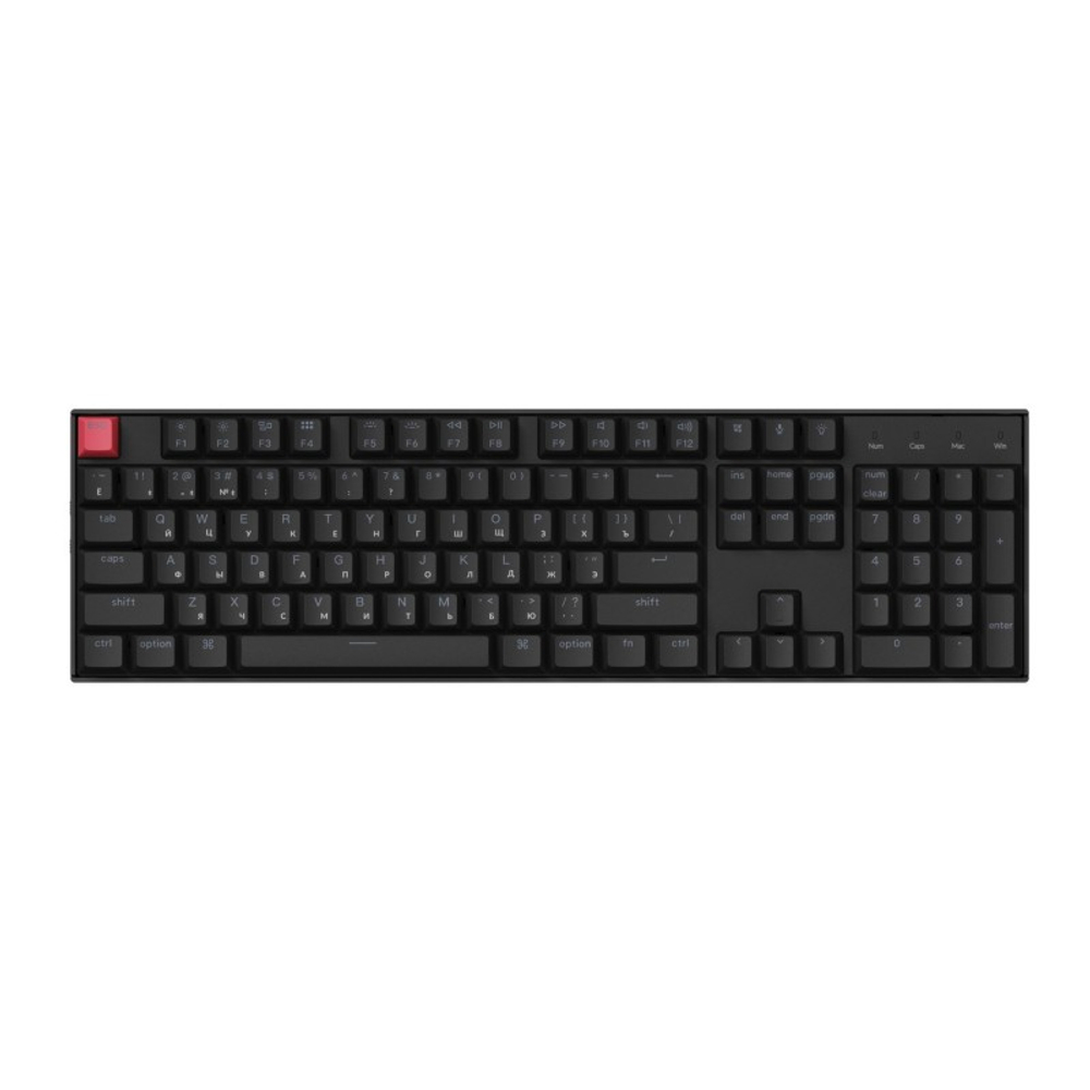 Беспроводная механическая клавиатура QMK Keychron K10 (Version 2), 104 клавиши, RGB подсветка, Keychron Red Switch (K10X-B1Z-RU)