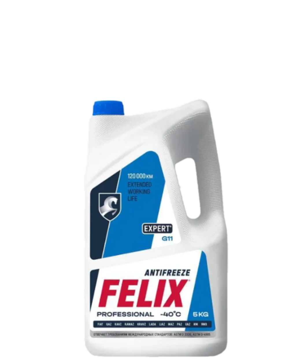 Антифриз felix Expert G-11 (40) синий 5 кг