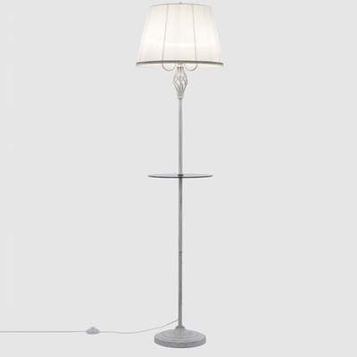 Citilux Вена CL402920T Торшер патина со столиком и белым абажуром