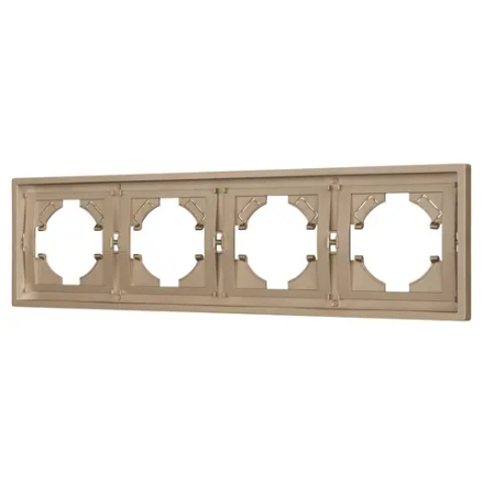 Рамка пластиковая FRM-TENDO-PL-4-GD (Arlight, -) 053850