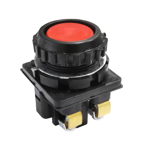 Выключатель кнопочный КЕ181/3 красный 2р IP54