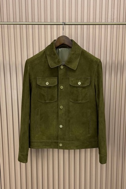 Замшевая куртка Brioni