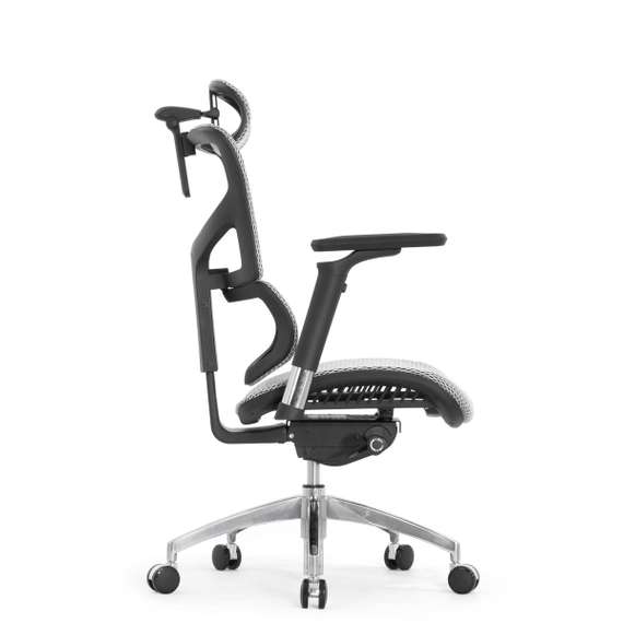 Кресло EXPERT 2 SAIL-ART SAS-MF01 T-06 White (подлокотник 6D(360), подголовник 5D, Сетка белая)