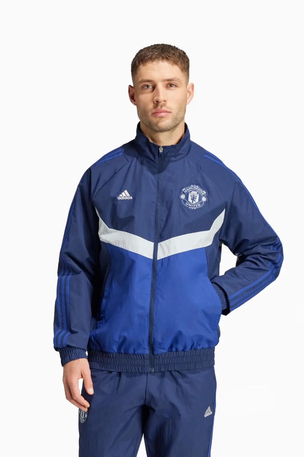 Кофта adidas Manchester United 24/25 Seasonal - темно-синий