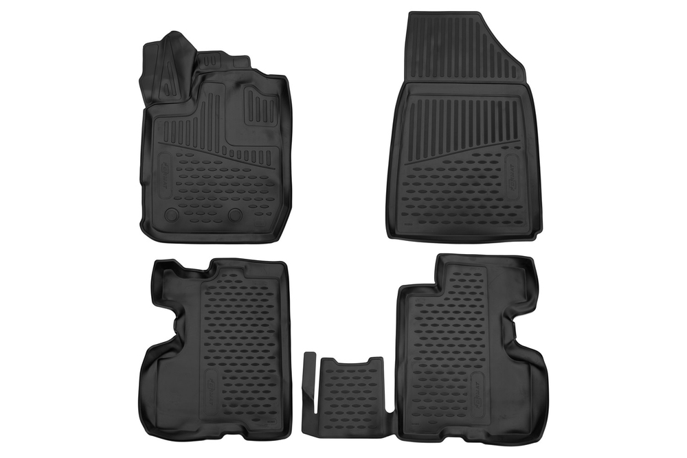 Коврики в салон для RENAULT Arkana, 2019- кроссовер, 4шт. (Повышенная устойчивость, повышенная износостойкость) FORMAT.3D02303210K