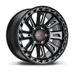 Диск колёсный литой MAT Offroad Tank 300 8997 R18 Matte Black / Milled Spokes