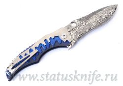 Нож Damasteel Flipper Custom Brian Tigheфотография - 4