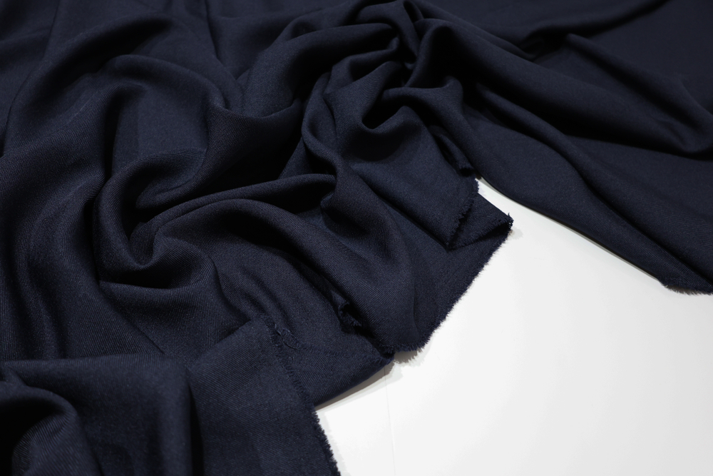 ТЕМНО-СИНИЙ - Костюмная ткань ПИКАЧО (КРВ644 Елена)