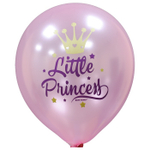 Воздушные шары Латекс Оксидентл с рисунком Little Princess, 25 шт. размер 12" #6058548