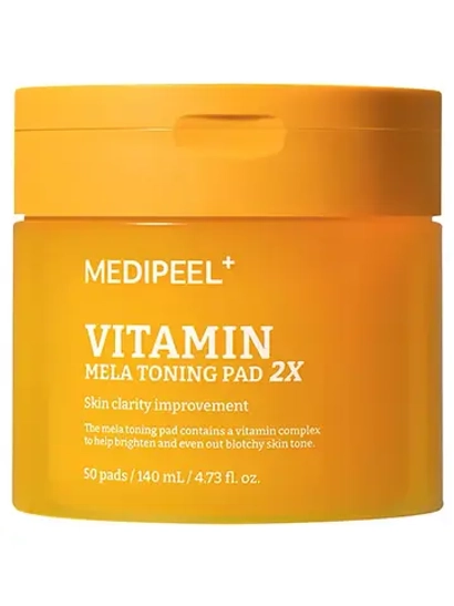 Medi-Peel Vitamin Mela Toning Pad 2Х витаминные пэды для лица для тонуса и сияния кожи