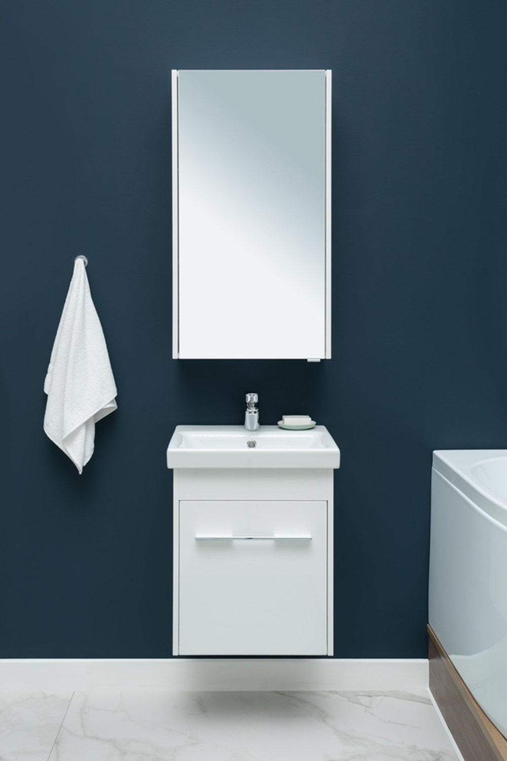 Мебель для ванной Aquanet Августа 50 (Moduo Slim) белый